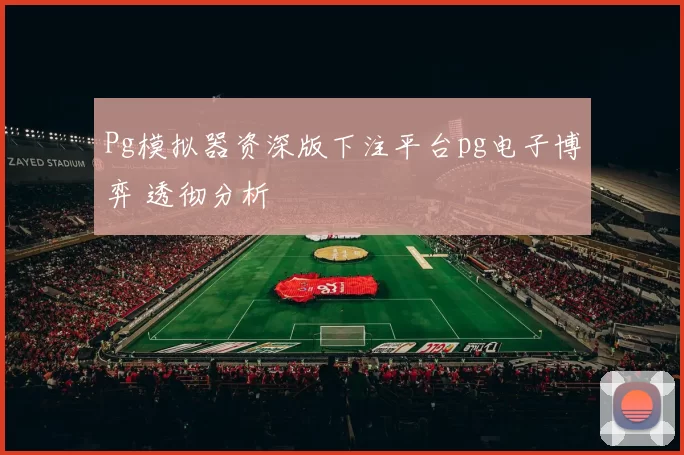 Pg模拟器资深版下注平台pg电子博弈 透彻分析